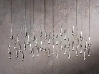 Single Linear Hanging Pendant Light