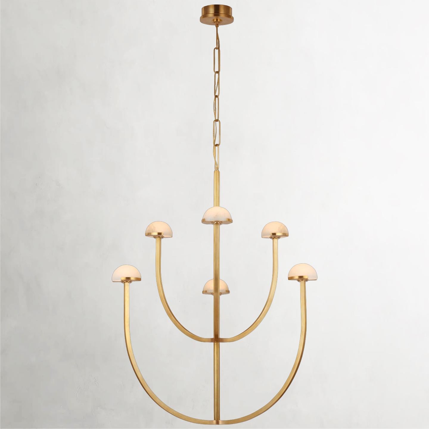 Pedra LED Pendant Light Vintage-Burnished Brass