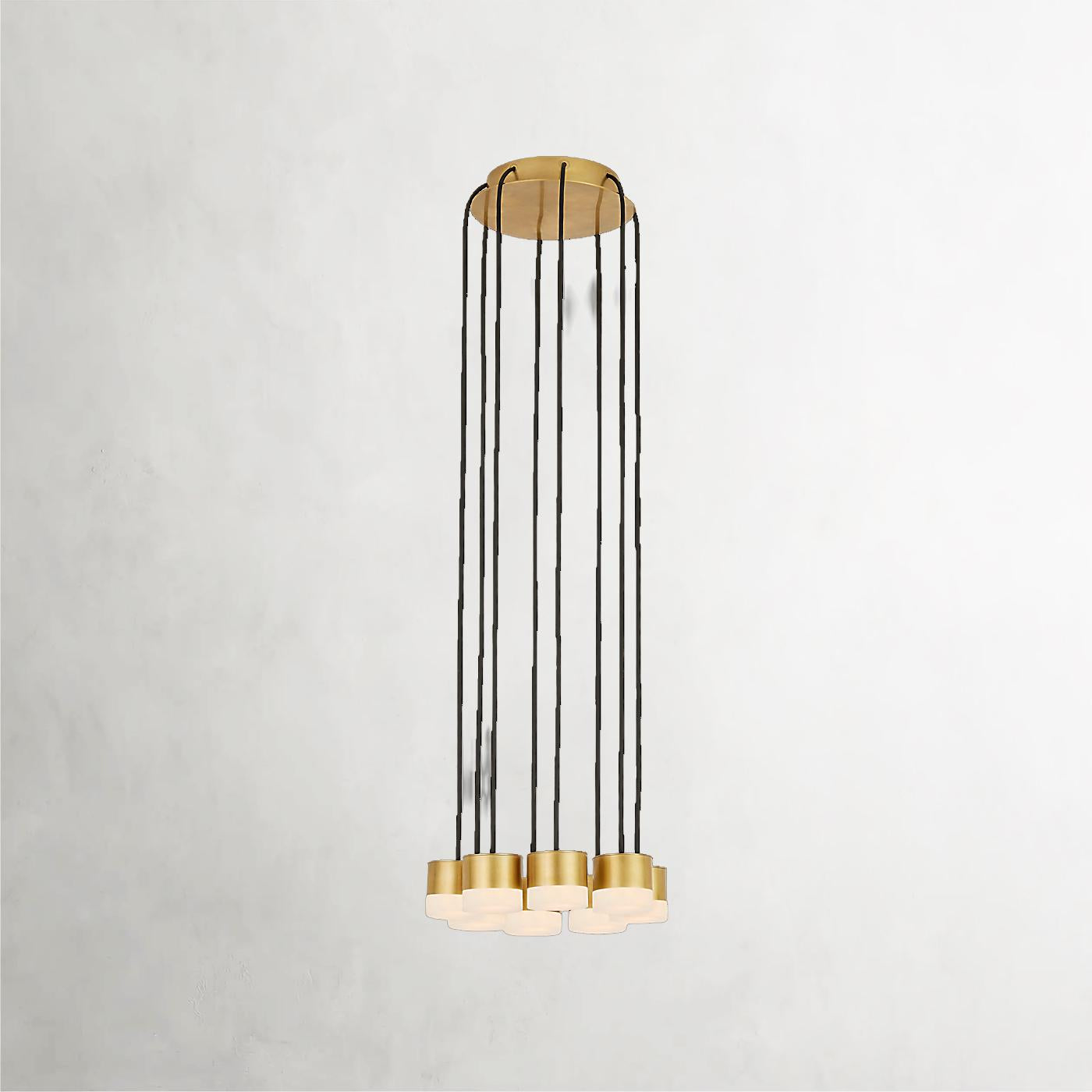 Gable Alabaster 8-Light Pendant Chandelier