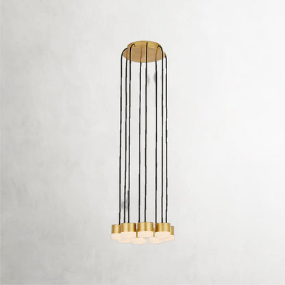 Gable Alabaster 8-Light Pendant Chandelier