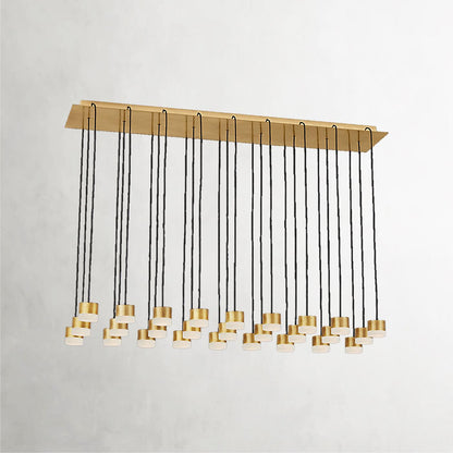 Gable Ivory 27-Light Pendant Chandelier