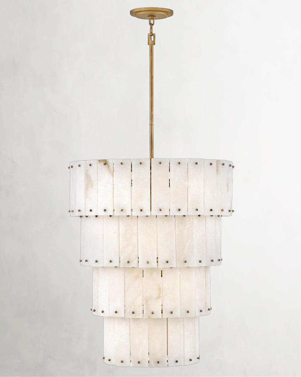 Simone LED Pendant Light Brushed Gold