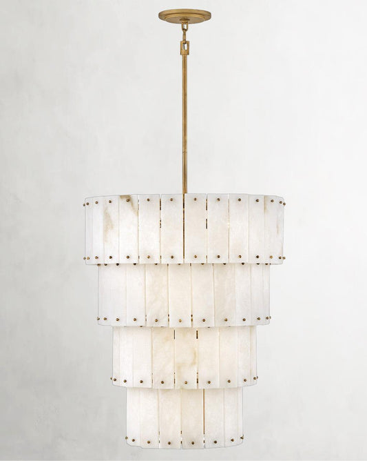 Simone LED Pendant Light Brushed Gold