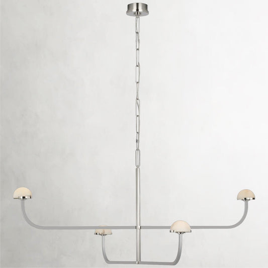 Pedra LED Pendant Light in Polished Nickel