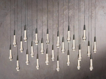 Single Linear Hanging Pendant Light