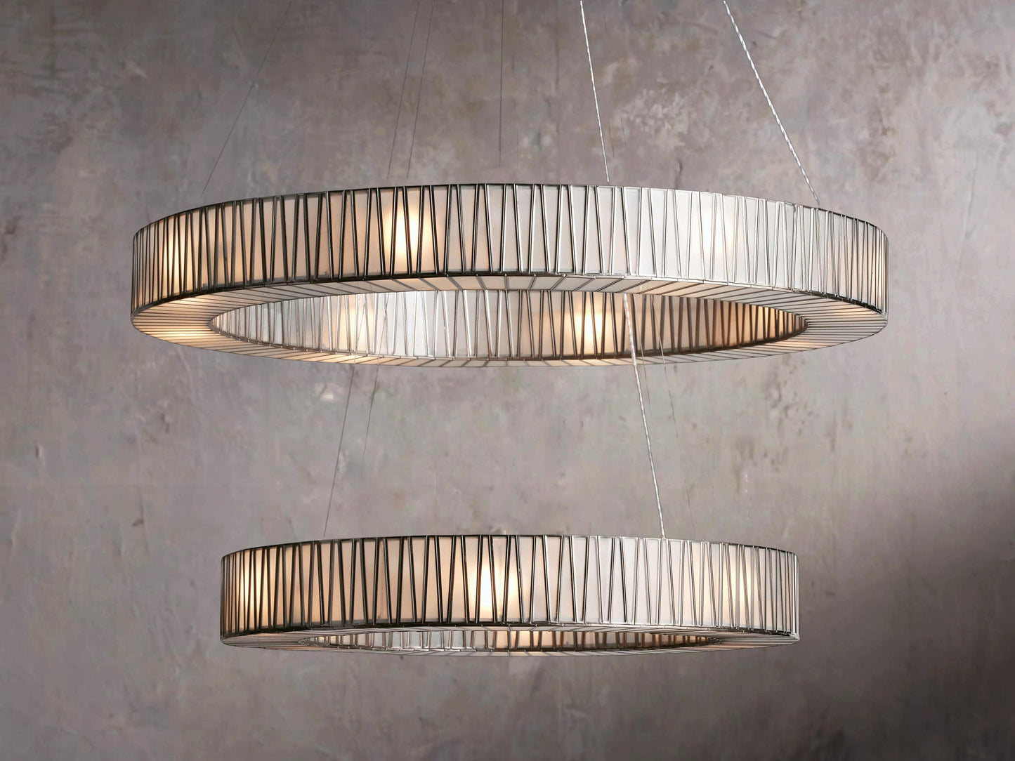 Jeunet 2-Tier Round Pendant Light Fixture