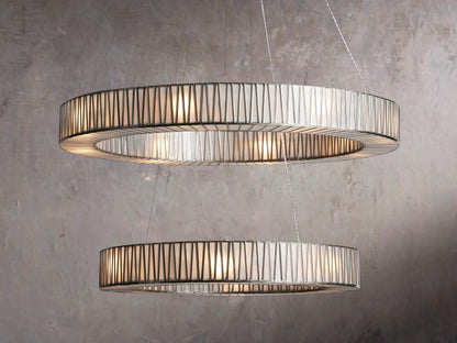 Jeunet 2-Tier Round Pendant Light Fixture