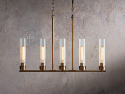 Andreas 5-Light Linear Suspension Ceiling Fixture