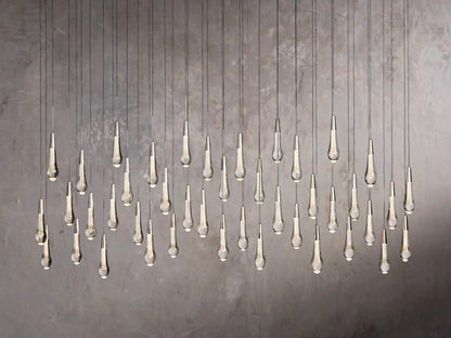 Single Linear Hanging Pendant Light