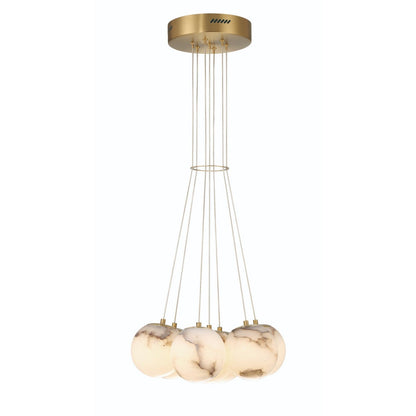 Kepler LED Hanging Light Gold